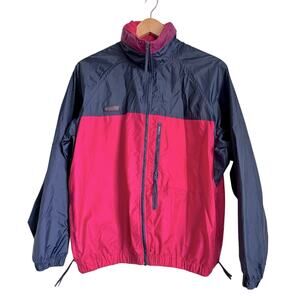 vtg 80s Vintage Columbia Windbreaker Track Jacket Mens M
